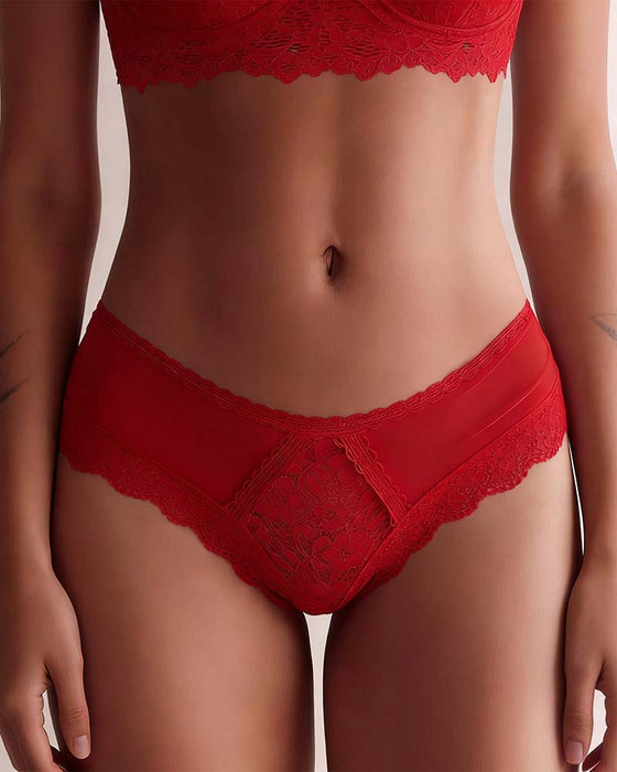 Women's Lace Panty Cotton Soft Comfy Breathable Underwear