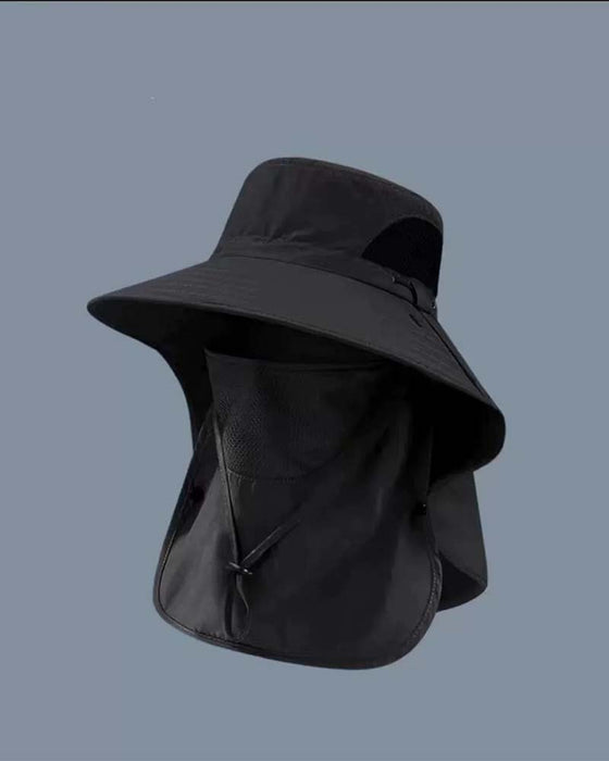 Face Covering Sun Protection Bucket Hat