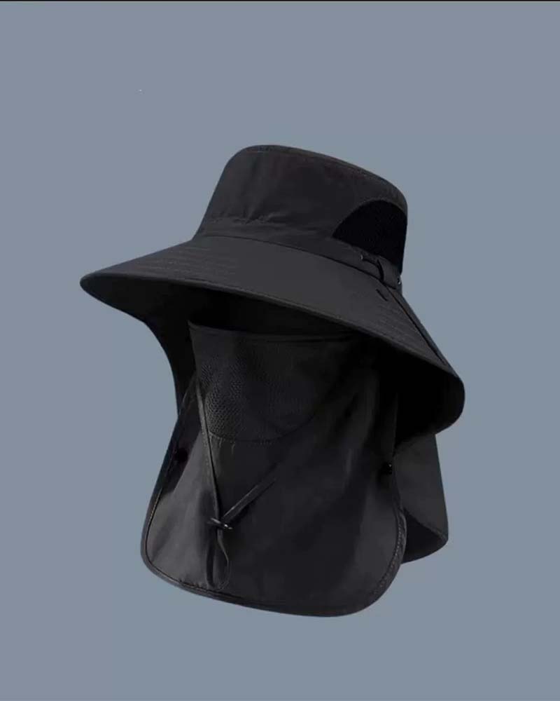 Face Covering Sun Protection Bucket Hat