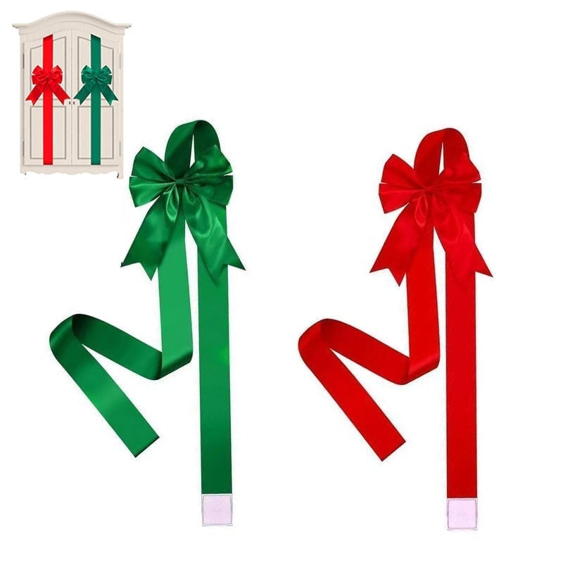 Christmas Door Bow Ribbon Decoration