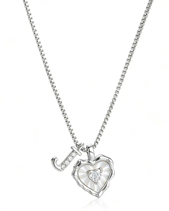 A–Z Micro Pave Letter Pendant Necklace