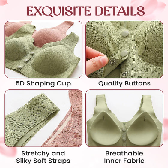 Zero Feel Full Coverage Front Closure Lace Bra