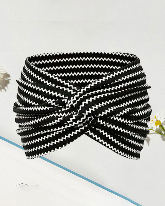 Vintage Style Wide Tie-Dye Hairband