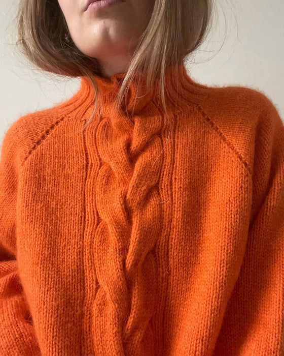 Turtleneck Raglan Sleeve Pullover