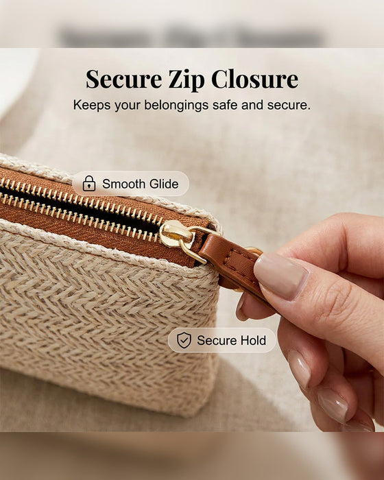 Shoulder Clutch Bag – Lightweight, Versatile, Metallic Accents ✨
