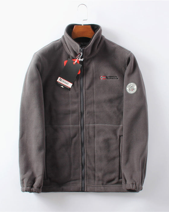 Men's Double-Layer Fleece Jacket & 50% OFF