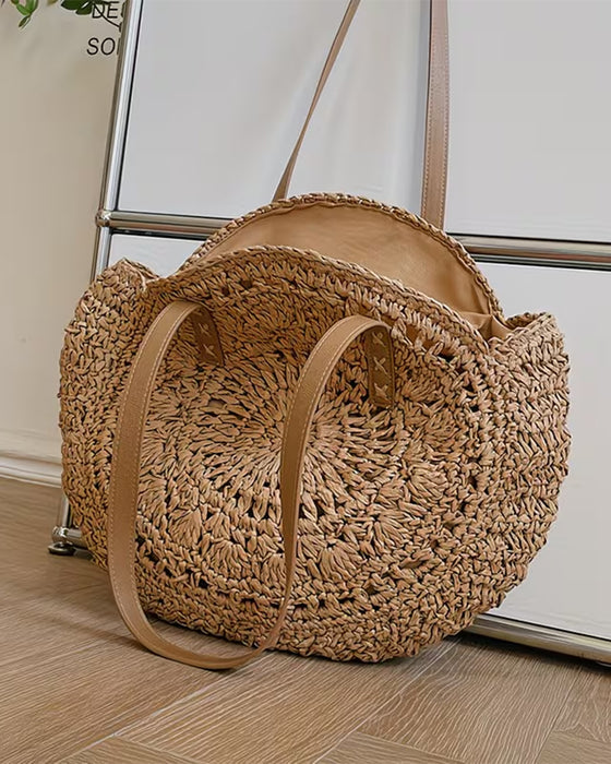 Handwoven Straw Bag