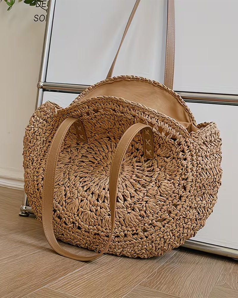 Handwoven Straw Bag