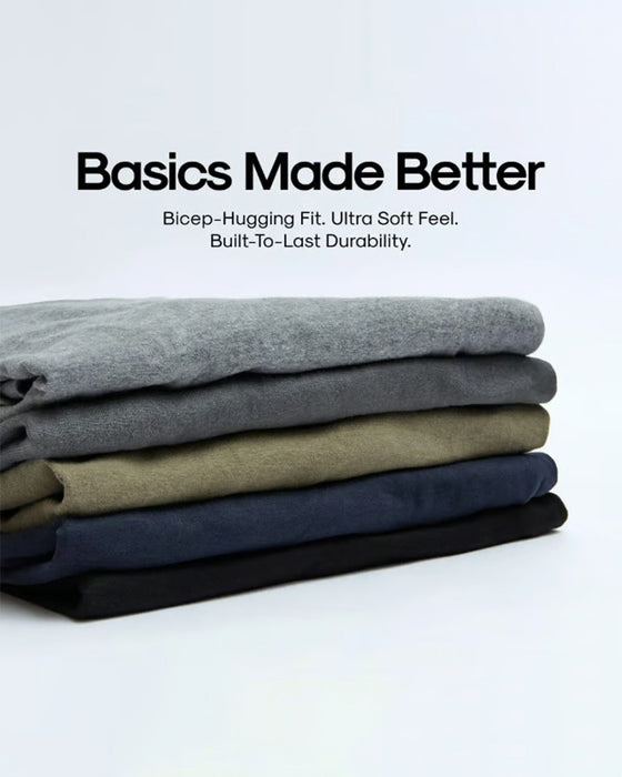 Round Neck Slim Fit T-Shirt