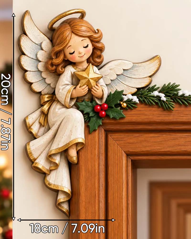 Christmas Peekaboo Door Frame Corner Decor