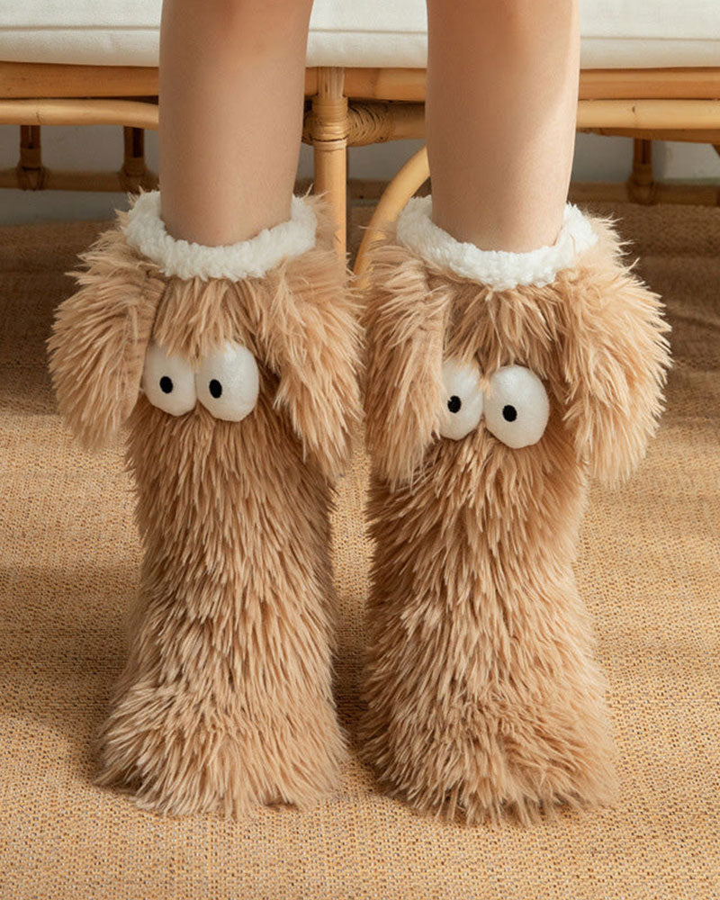 Winter Sherpa Floor Socks