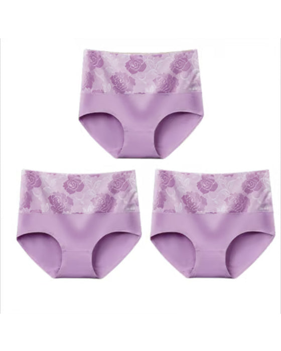 🔥 Women'S High-Waist Tummy Control Panty In Plus Size, Made Of Pure Cotton