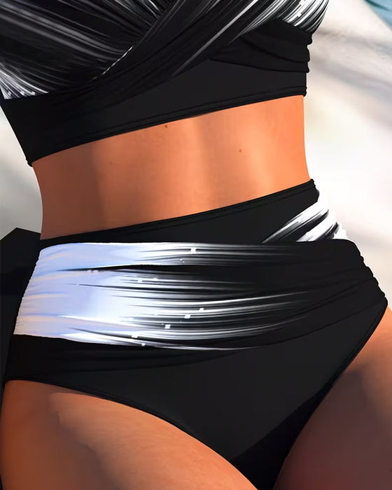 Gradient Color Separate Bikini