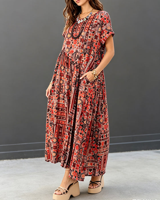 Casual Short Sleeve Dress