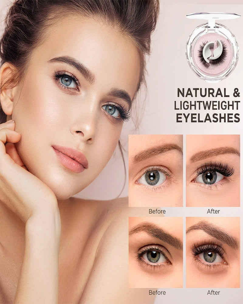 🥳2026 On Sale 🥳💞 More Than 50.000 Sold! 👁️✨ Reusable Self-Adhesive False Eyelashes – No Glue Needed, Just Apply And Go. Natural Curl, Reusable And Easy To Remove. A Real Gamechanger In Beauty! 💕🌸