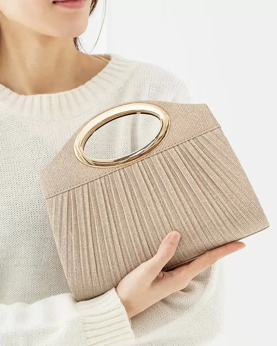 Women's Elegant Glitter Evening Clutch Bag