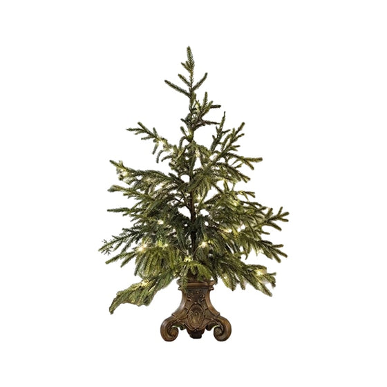 Lighted Tabletop Christmas Tree