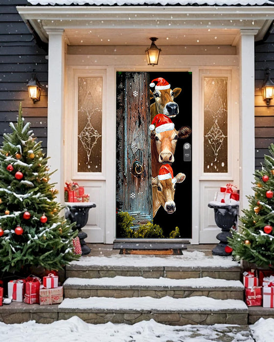 🌟2025 Christmas And Halloween Front Door Decoration