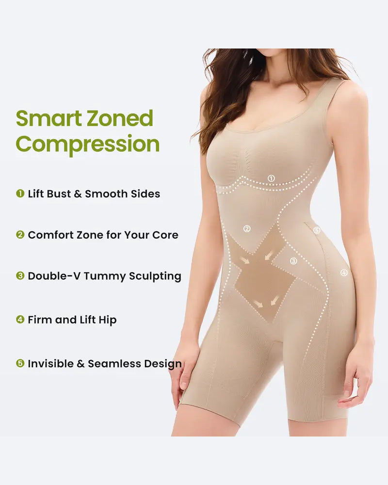 Tummy Control Butt Lifter Faja Bodysuit