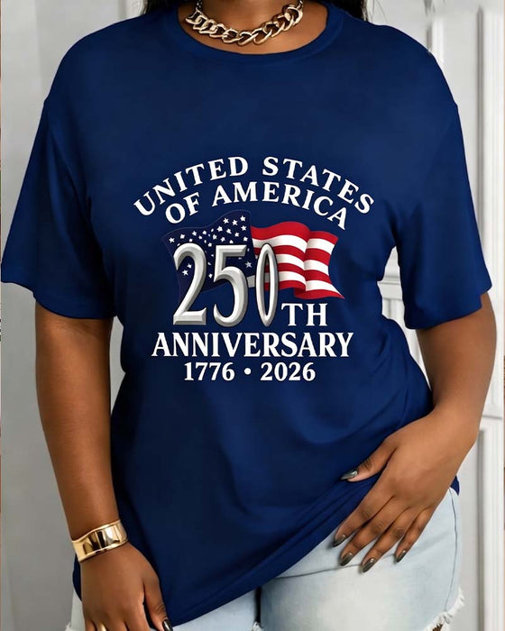 Commemorative Printed Short-Sleeve T-Shirt
