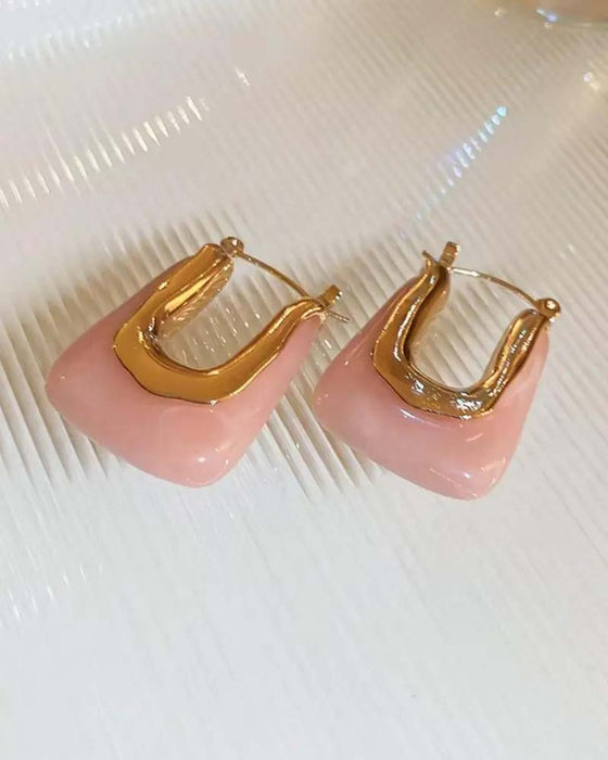 Vintage U-Shaped Earrings