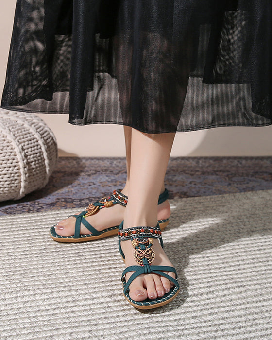 Bohemian Open-Toe Sandals
