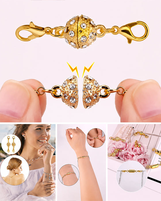 12 Pack Magnetic Necklace Clasps and Closures