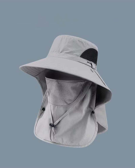 Face Covering Sun Protection Bucket Hat