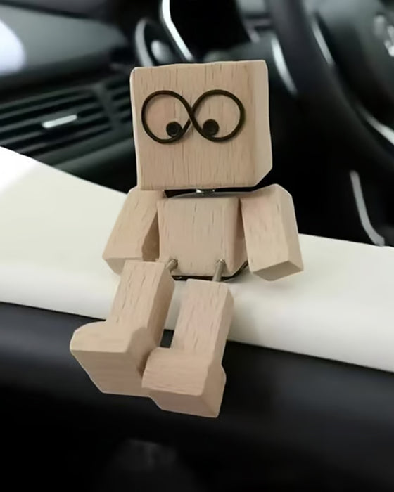 Charming Swaying legs Little Wooden Figure