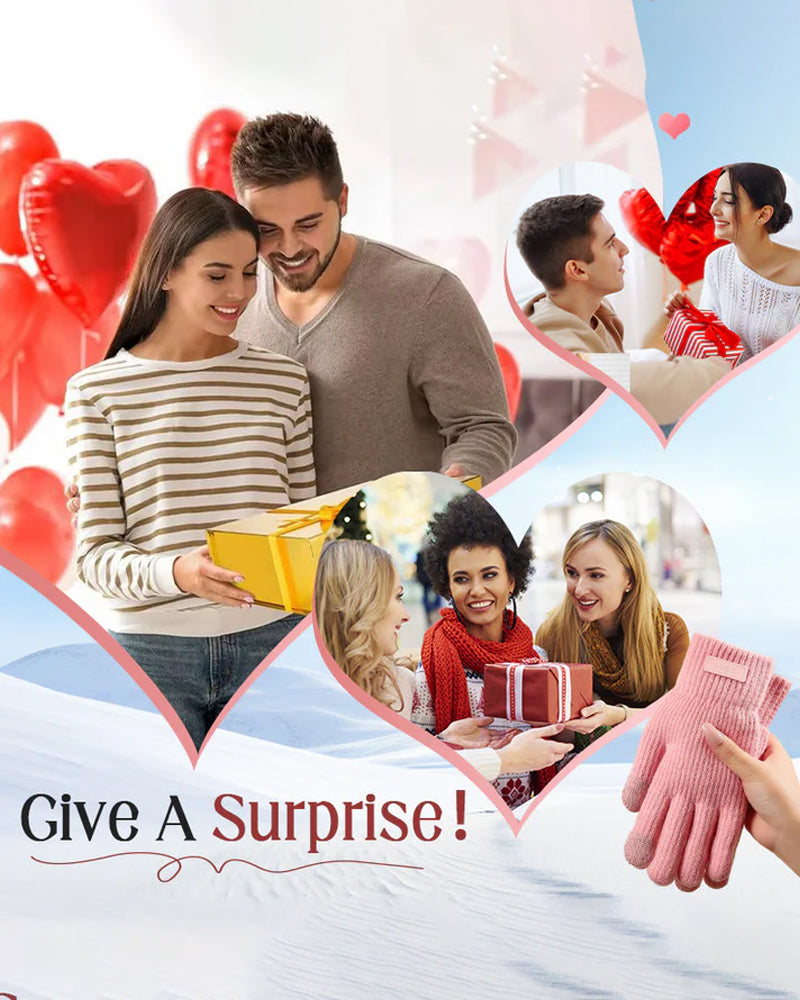 Warm Thermal Knit Touchscreen Gloves