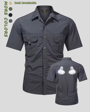 Casual Breathable Short Sleeve Shirt