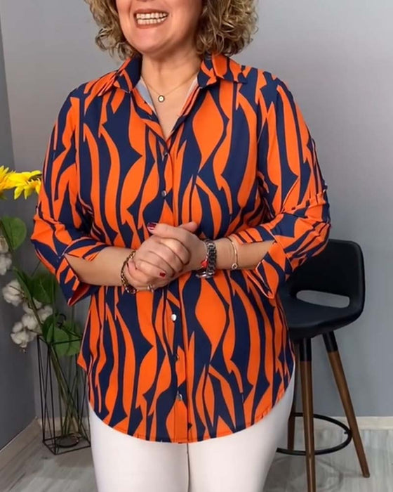 Printed Casual Blouse