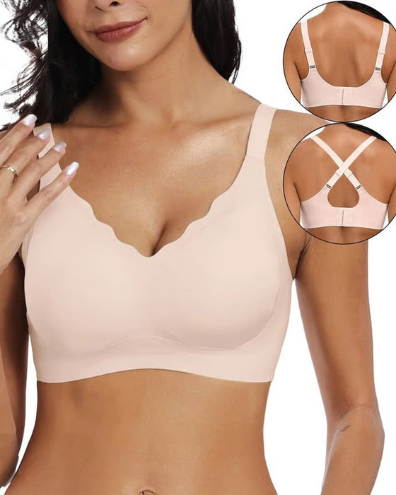 💖Seamless Scalloped Push-Up Bra
