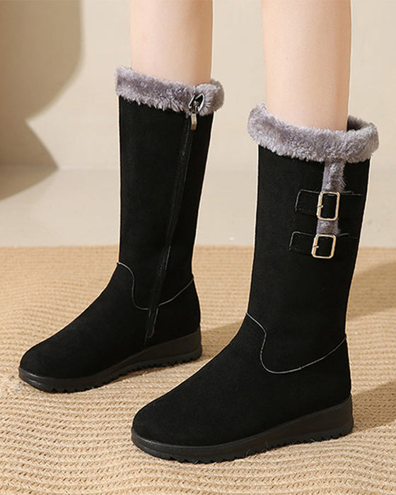 Women's Fashionable Ankle High Snow Boots