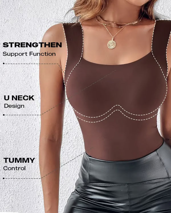 🔥Tank U Neck Shapewear Built-in Bra