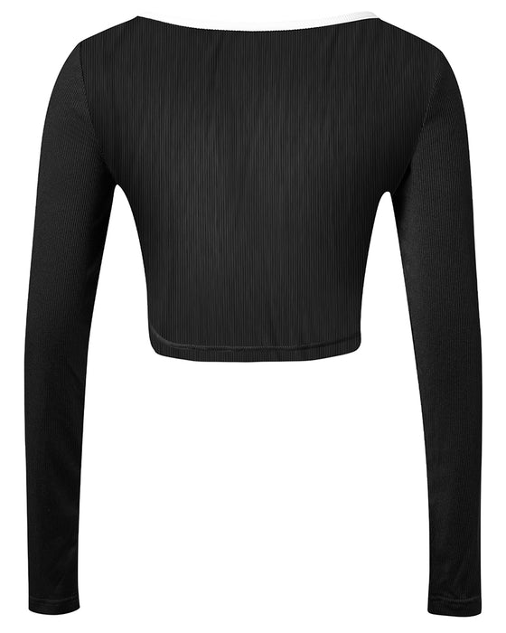 Long Sleeve Slim Fit Blouse
