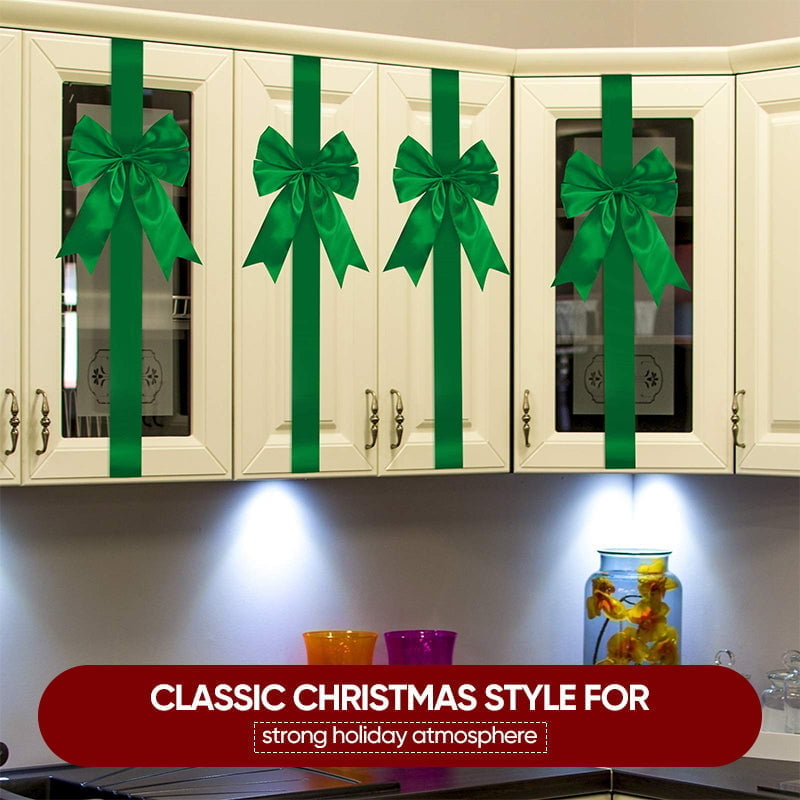 Christmas Door Bow Ribbon Decoration