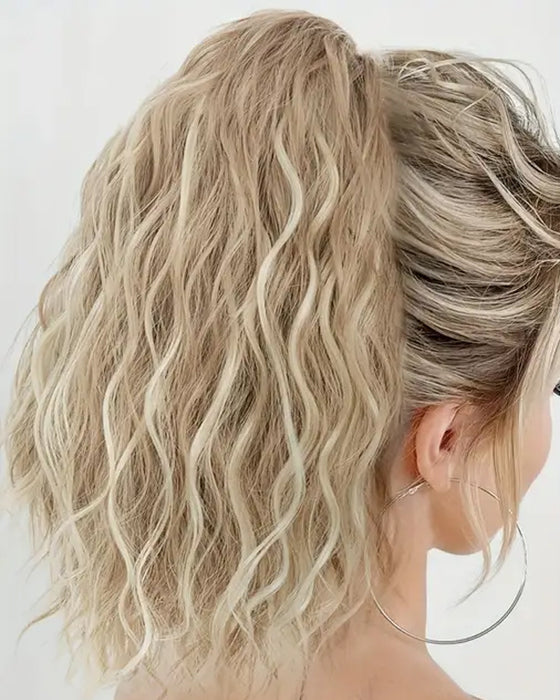 Synthetic Long Wavy Fluffy Ponytail Hairpieces
