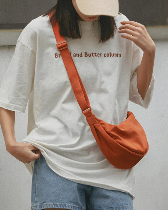 Simple Women Dumpling Shoulder Bag