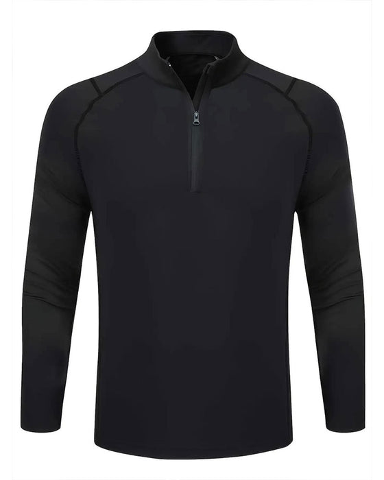 Stand Collar Zipper Raglan Sleeve Top