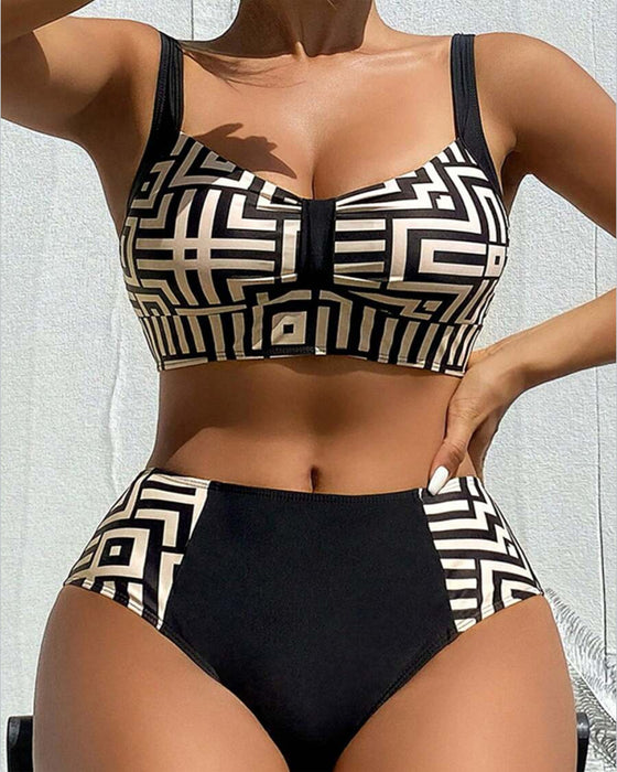 Two-Piece Printed Stylish Bikini