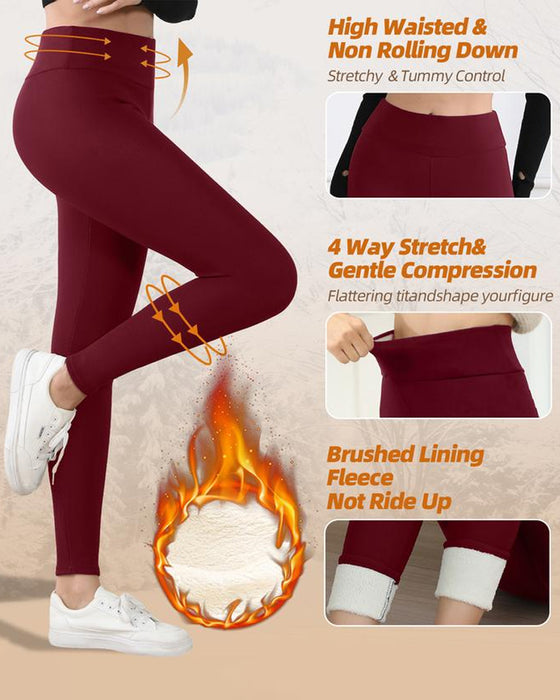 Warm High Waist Cozy Lined Leggings