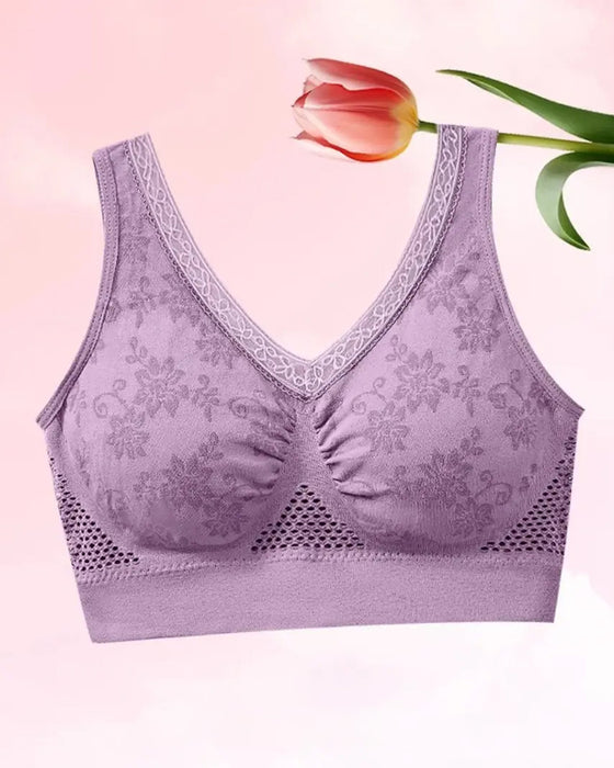 Pure Cotton Buttonless Comfy Lifting Shaping Bra