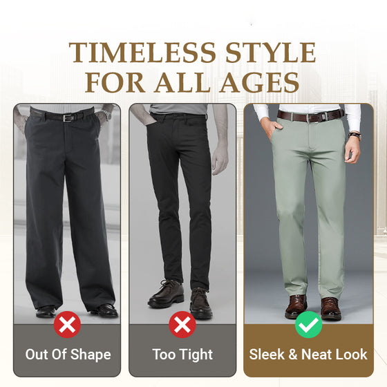 Men's High Stretch Straight Fit Pants