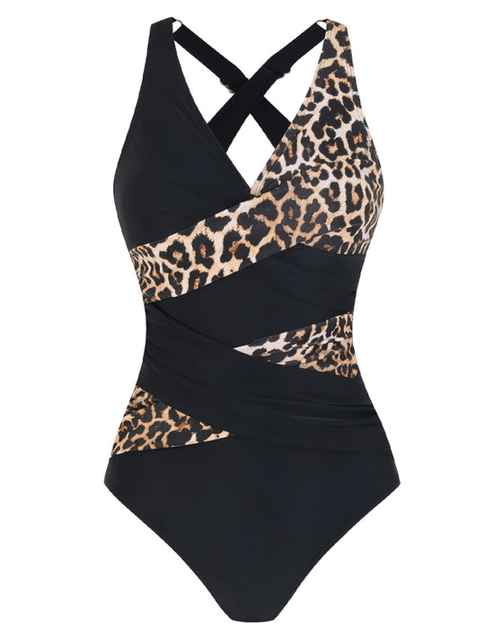 Vacation Leopard Print One Piece