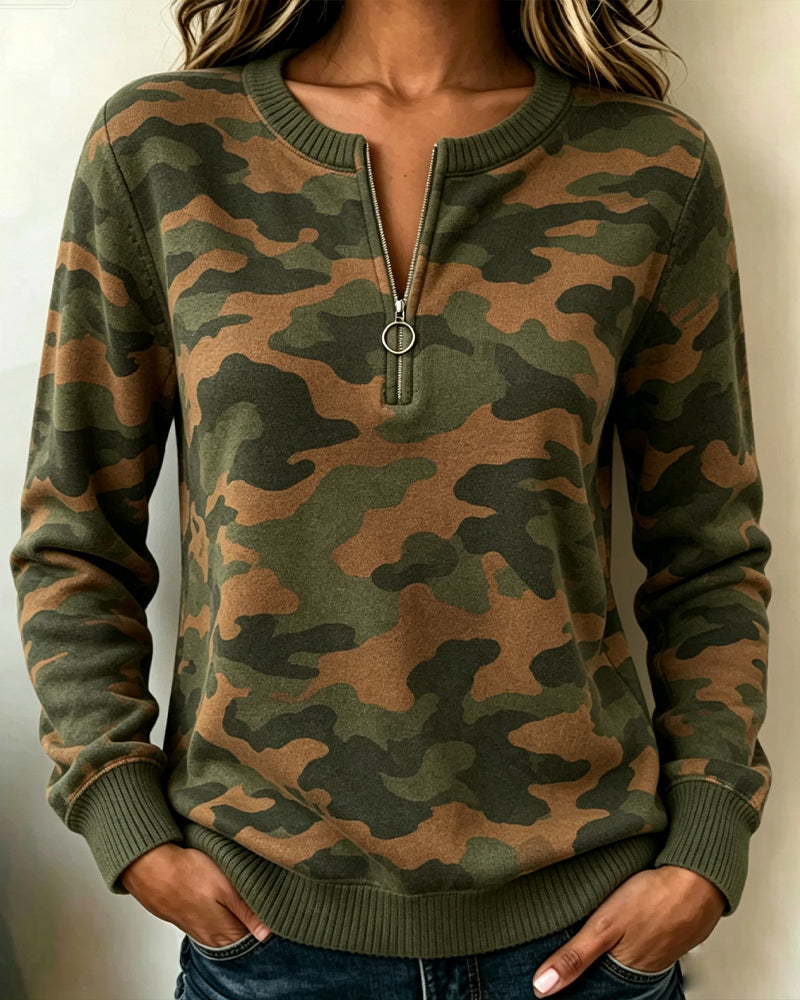 Long Sleeve Crew Neck Sweatshirt