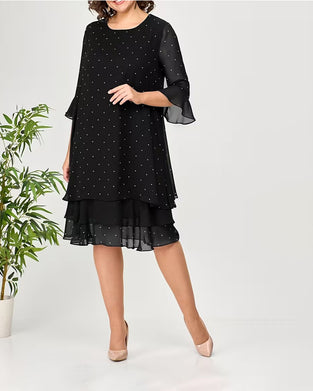 Polka Dot Tiered Dress