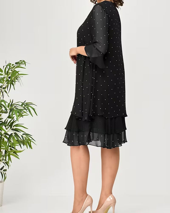 Polka Dot Tiered Dress