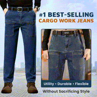 Comfortable Multi-Pocket High Durable Cargo Jeans