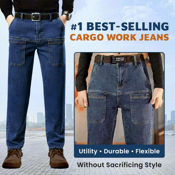 Comfortable Multi-Pocket High Durable Cargo Jeans